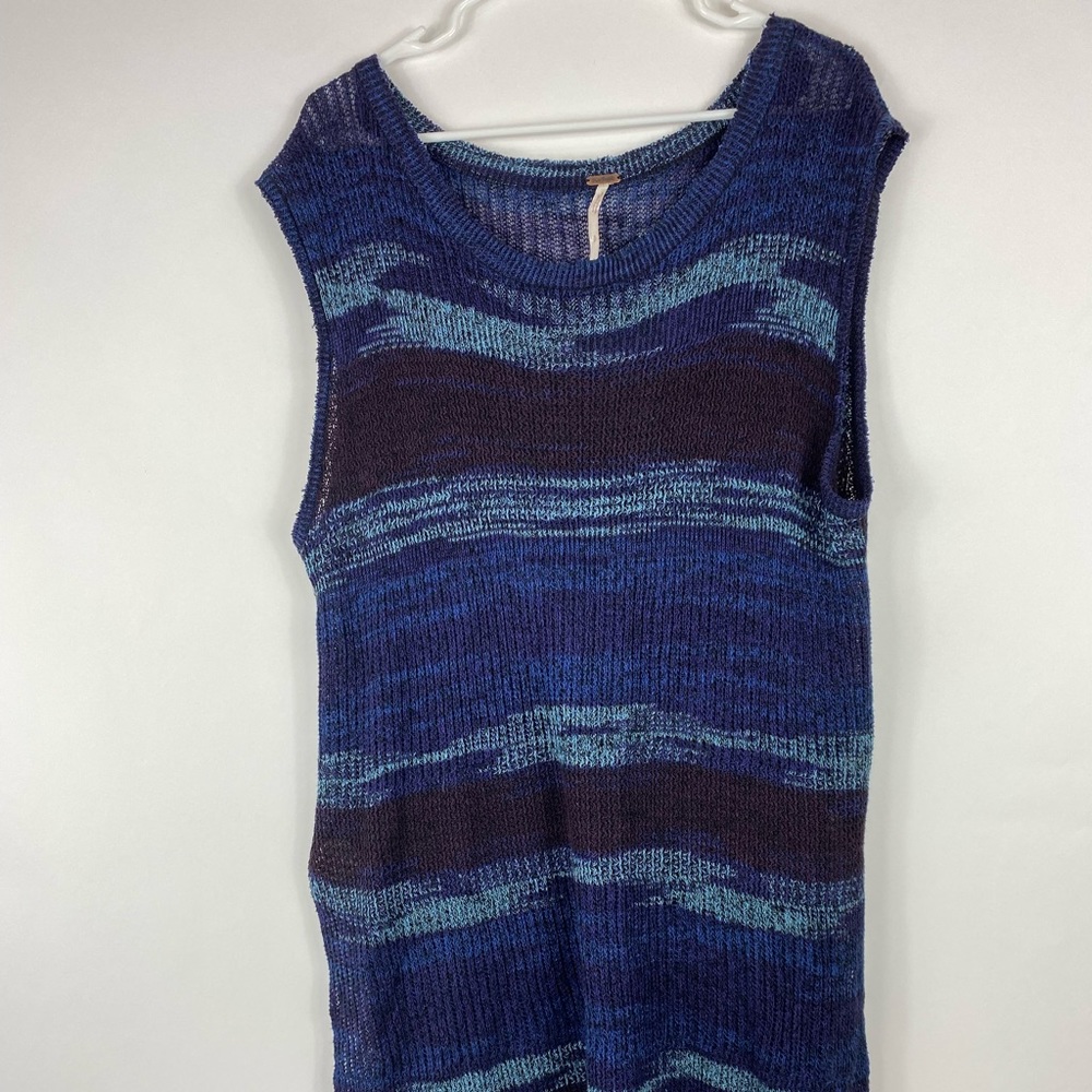 Free People Beach Open Knit Swim Suite Tunic Cover Up Womens Sz Small MIDI Dress